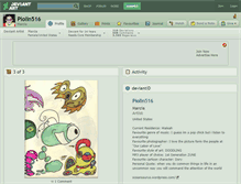 Tablet Screenshot of piolin516.deviantart.com