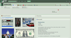 Desktop Screenshot of holydevil666.deviantart.com
