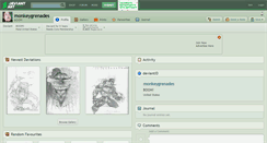 Desktop Screenshot of monkeygrenades.deviantart.com