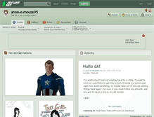 Tablet Screenshot of anon-e-mouse95.deviantart.com