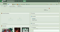 Desktop Screenshot of damaan.deviantart.com