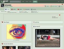 Tablet Screenshot of fartoolate.deviantart.com