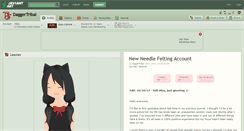 Desktop Screenshot of daggertribal.deviantart.com
