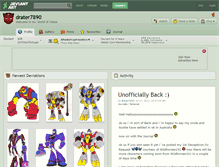 Tablet Screenshot of drater7890.deviantart.com