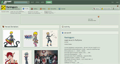 Desktop Screenshot of flamingpyro.deviantart.com