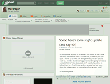 Tablet Screenshot of merdragon.deviantart.com