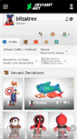 Mobile Screenshot of blizatrex.deviantart.com