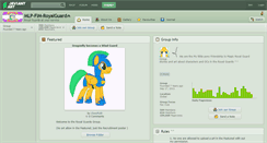 Desktop Screenshot of mlp-fim-royalguard.deviantart.com