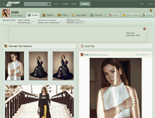 Tablet Screenshot of cren.deviantart.com