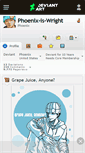 Mobile Screenshot of phoenix-is-wright.deviantart.com