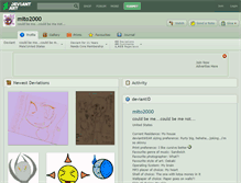 Tablet Screenshot of mito2000.deviantart.com