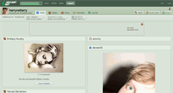 Desktop Screenshot of harrynotlarry.deviantart.com