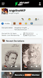 Mobile Screenshot of angelinenkp.deviantart.com