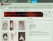 Tablet Screenshot of angelinenkp.deviantart.com