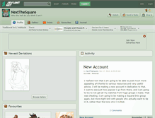 Tablet Screenshot of nextthesquare.deviantart.com