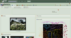 Desktop Screenshot of dhampirion.deviantart.com