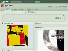 Tablet Screenshot of pixel-player.deviantart.com
