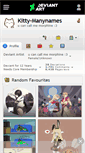 Mobile Screenshot of kitty-manynames.deviantart.com