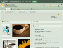 Tablet Screenshot of nekomimi-nelen.deviantart.com