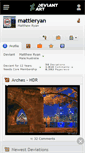 Mobile Screenshot of mattieryan.deviantart.com