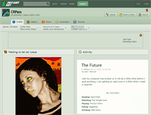 Tablet Screenshot of crpass.deviantart.com