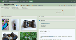 Desktop Screenshot of gutterfacestock.deviantart.com