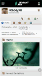 Mobile Screenshot of n0b0dyxiii.deviantart.com