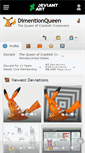 Mobile Screenshot of dimentionqueen.deviantart.com