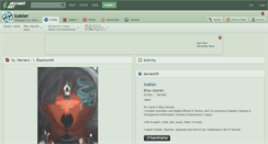 Desktop Screenshot of icekler.deviantart.com