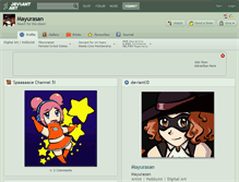 Tablet Screenshot of mayurasan.deviantart.com