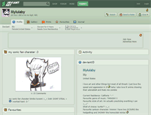 Tablet Screenshot of lilylulaby.deviantart.com