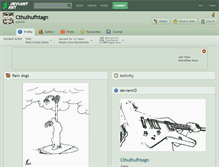 Tablet Screenshot of cthulhufhtagn.deviantart.com