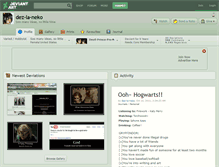 Tablet Screenshot of dez-la-neko.deviantart.com