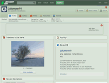 Tablet Screenshot of lulumoon91.deviantart.com