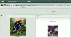 Desktop Screenshot of gg-al.deviantart.com