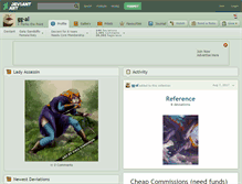 Tablet Screenshot of gg-al.deviantart.com