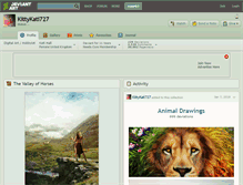 Tablet Screenshot of kittykati727.deviantart.com