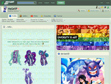 Tablet Screenshot of magexp.deviantart.com