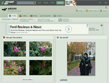 Tablet Screenshot of adsl666.deviantart.com
