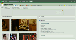 Desktop Screenshot of mademoisellem.deviantart.com