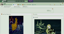 Desktop Screenshot of lylix.deviantart.com