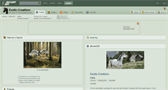 Desktop Screenshot of exotic-creations.deviantart.com