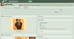 Desktop Screenshot of carpet-and-tea.deviantart.com