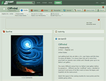 Tablet Screenshot of cliffwind.deviantart.com