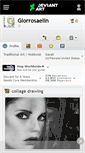 Mobile Screenshot of glorrosaelin.deviantart.com