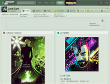 Tablet Screenshot of lord-corr.deviantart.com