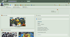 Desktop Screenshot of cheztwo.deviantart.com