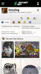 Mobile Screenshot of dozydog.deviantart.com