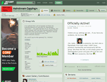 Tablet Screenshot of mainstream-zapping.deviantart.com