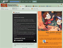Tablet Screenshot of disneycomics.deviantart.com